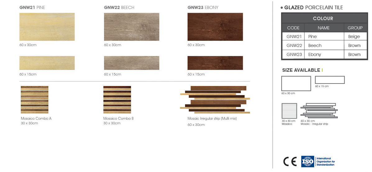 Gạch granite Natural Wood