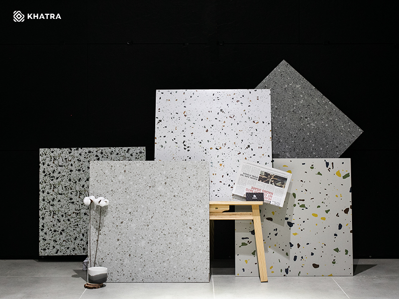 Bộ sưu tập gạch Terrazzo 600x600