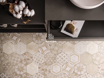 N23113 Gạch lục giác N23113 lát nền