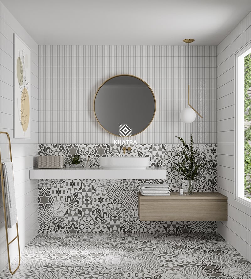 Phối gạch N23401 với thẻ Stripes 290x290