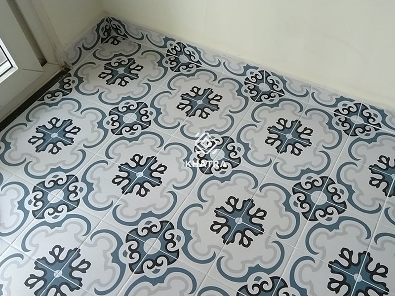 Hình ảnh thực tế gạch bông P203