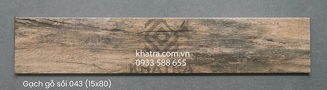 Gạch gỗ sồi nâu 043