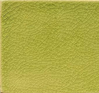 Lime Crackle II handmade tiles