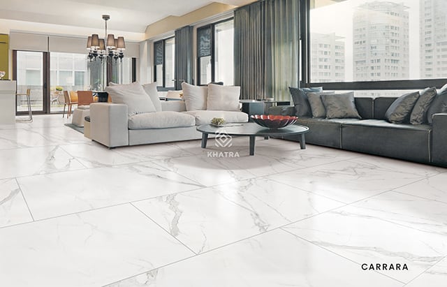 Gạch lát nền khổ lớn vân đá Marble