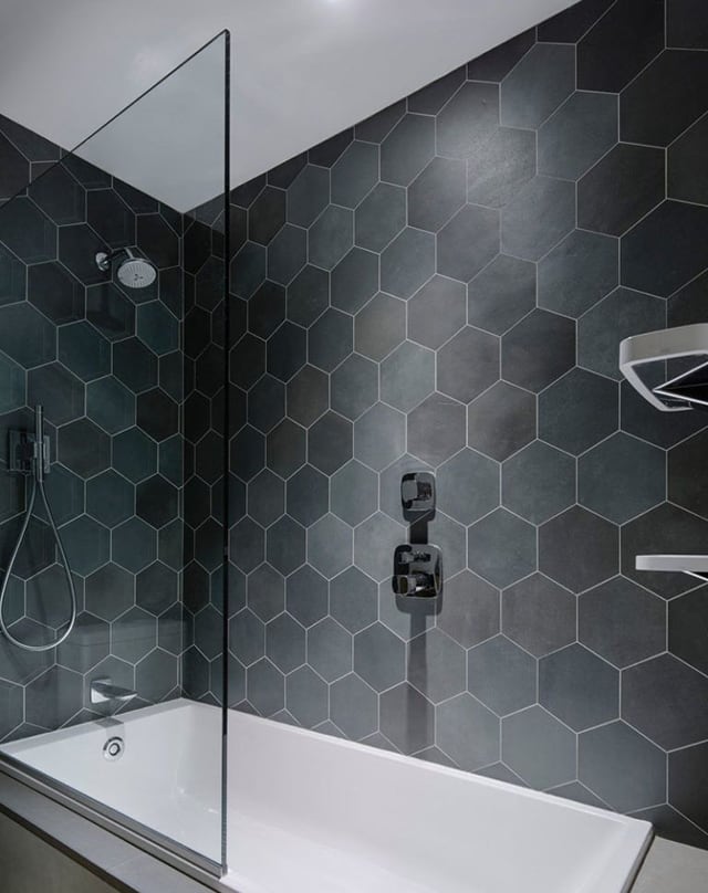 Gạch lục giác ốp tường
