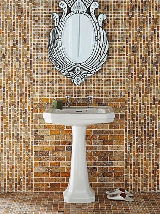 Gạch trang trí Mosaic ốp Toilet