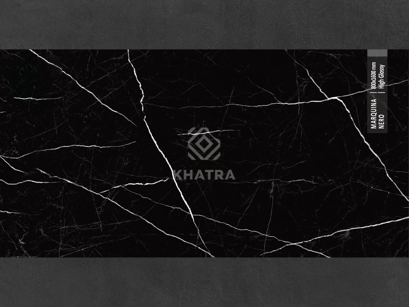 Marquina Nero 800x1600 - Gạch lát nền Big Slab