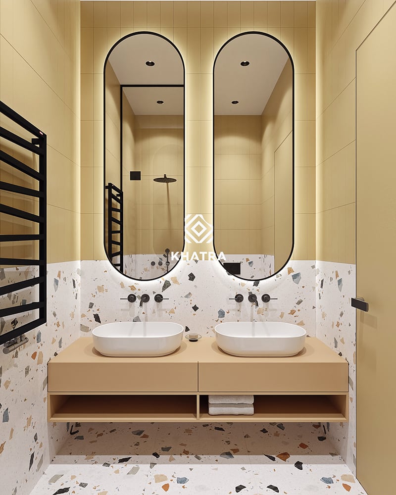 Gạch Terrazzo KHA-126052 ốp nhà tắm