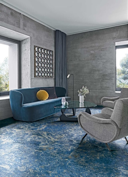Gạch lát nền Marble Blue Gạch lát nền Marble Blue