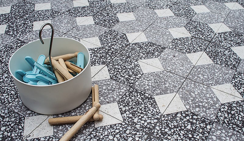 Resort lobby Terrazzo tile