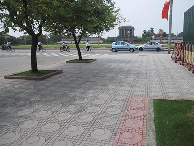 Gạch vỉa hè Terrazzo