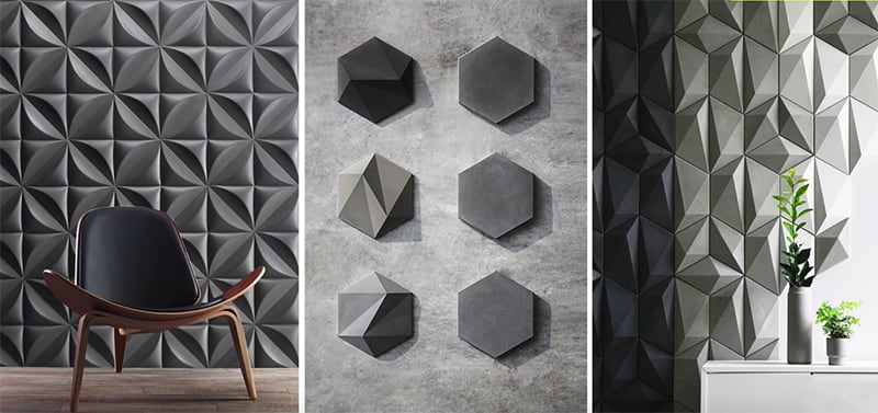Mẫu gạch ốp tường 3D