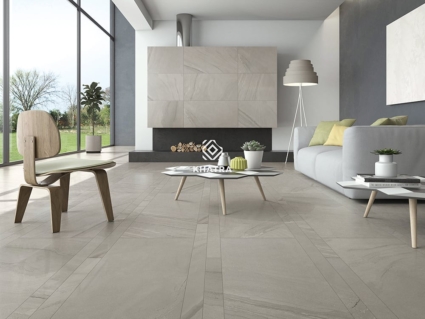 Phối cảnh gạch Sahara 600x1200 lát nền