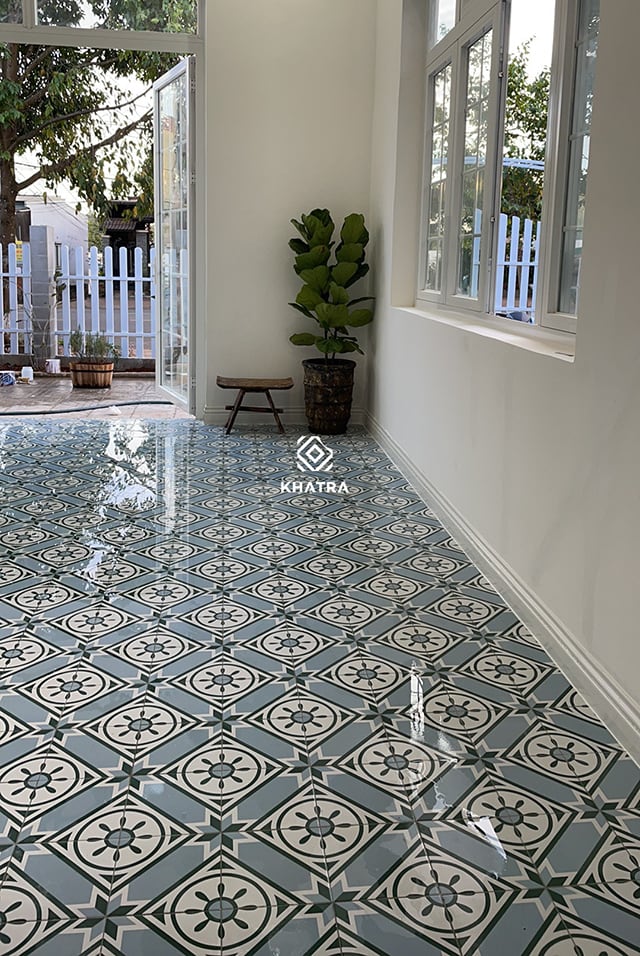 Gạch bông P226 lát nền nhà