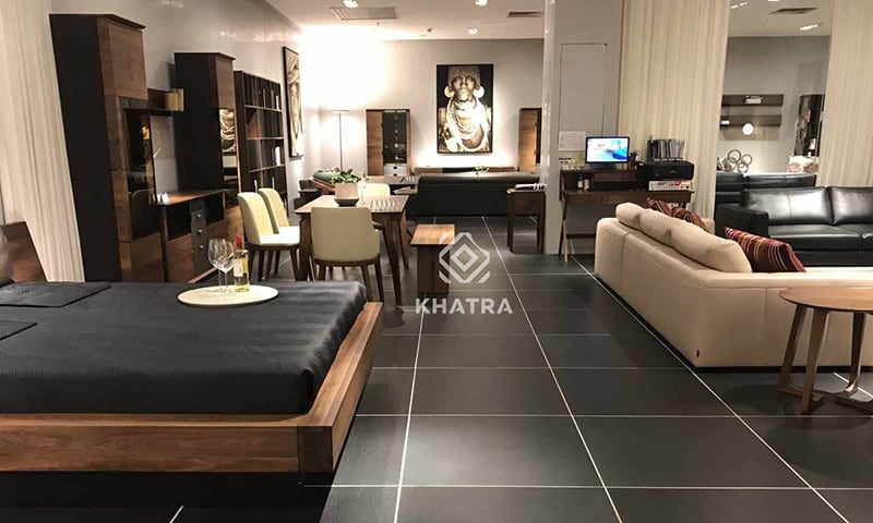 Gạch lát nền Super Black