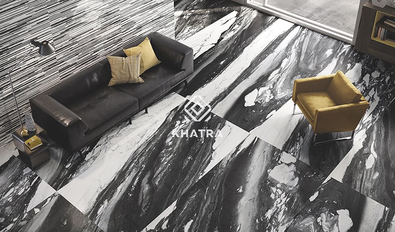 Gạch lát sàn Marble Black