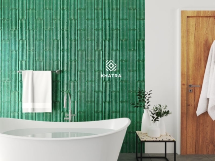 Gạch Bamboo ốp tường nhà tắm