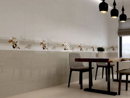 Ceramic Beige ốp phòng ăn căn hộ Ceramic Beige ốp phòng ăn căn hộ