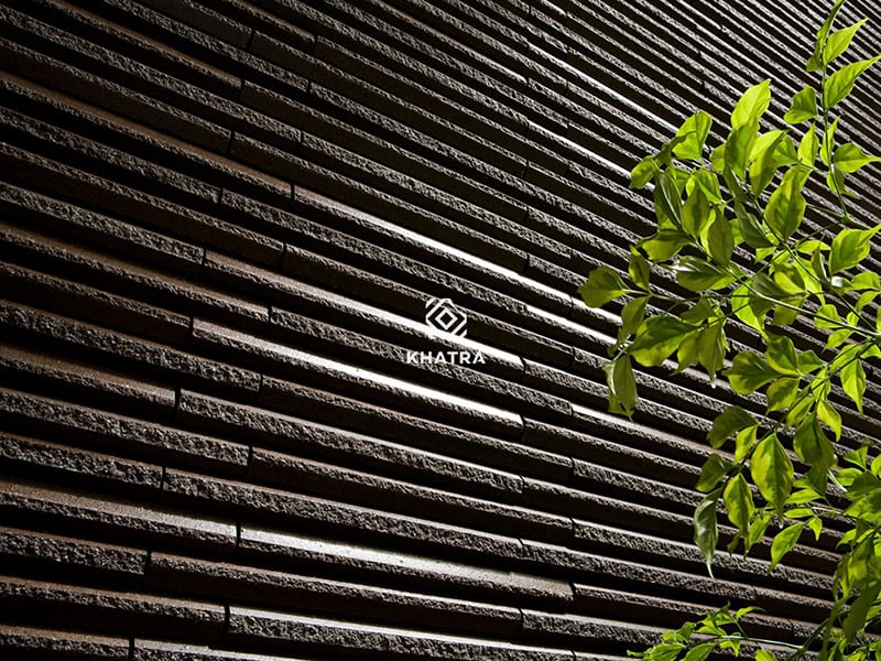 Inax tiles for townhouse facade
