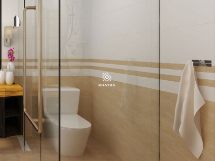 Bộ gạch men bóng ốp Toilet Bộ gạch men bóng ốp Toilet