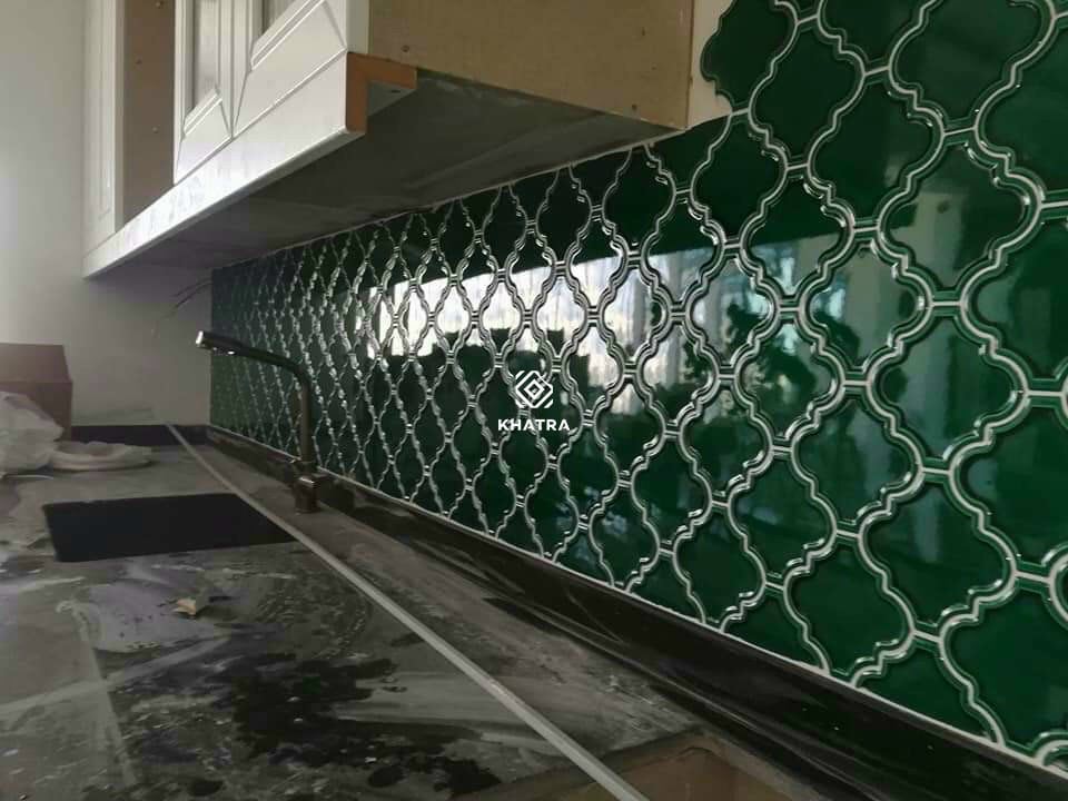 Lantern kitchen backsplash tiles