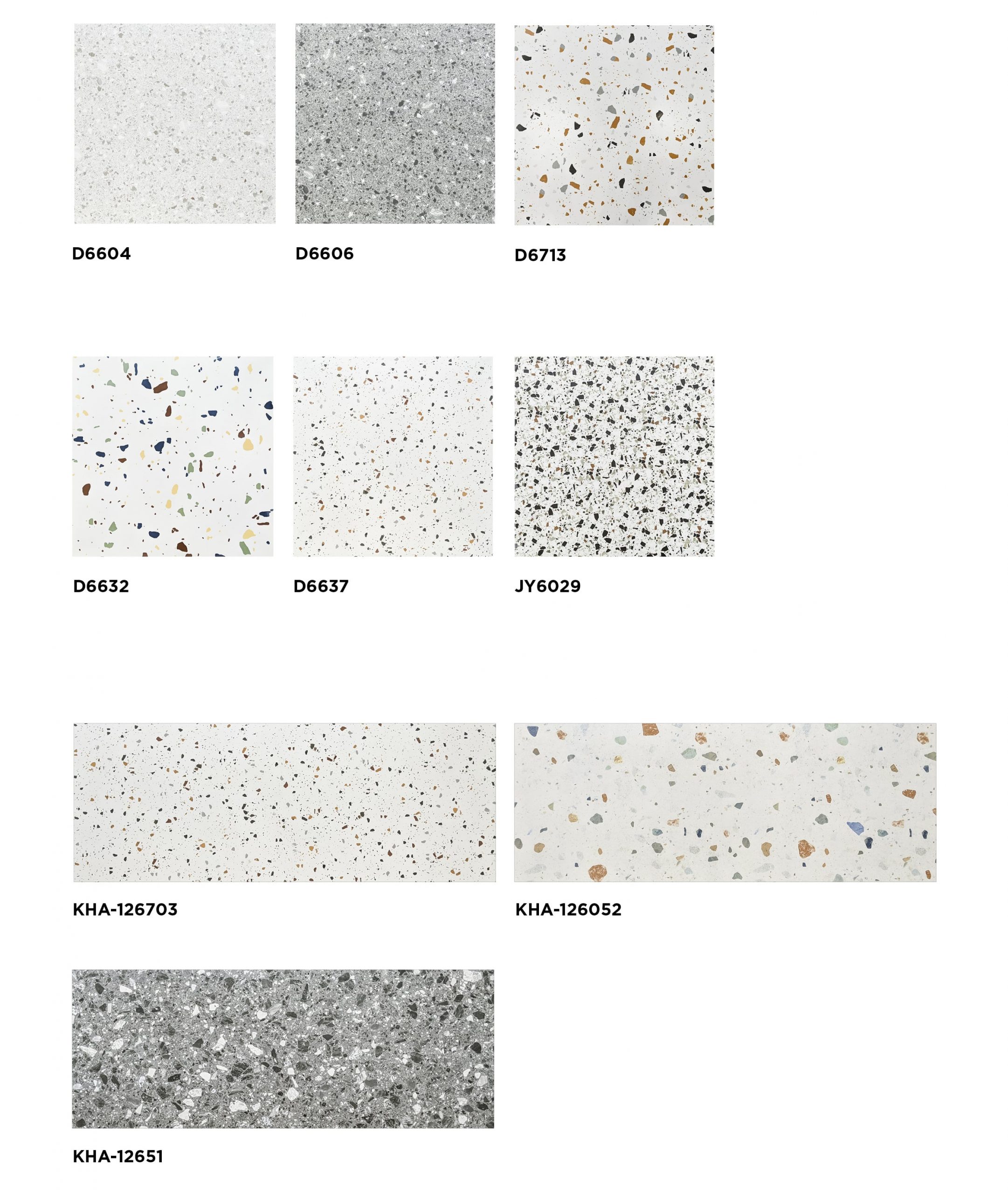 Các mẫu gạch Terrazzo