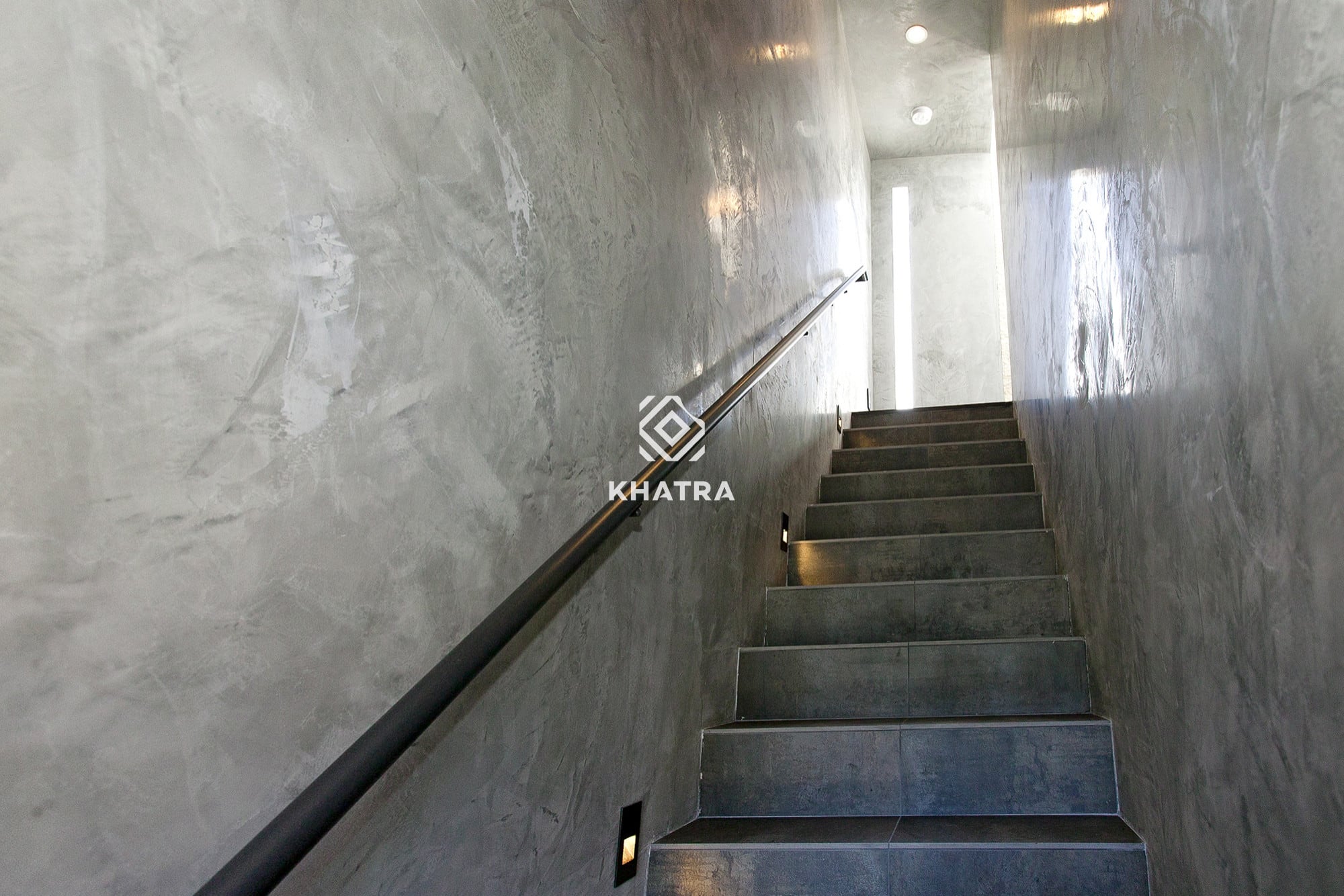 Gạch Cement lát cầu thang