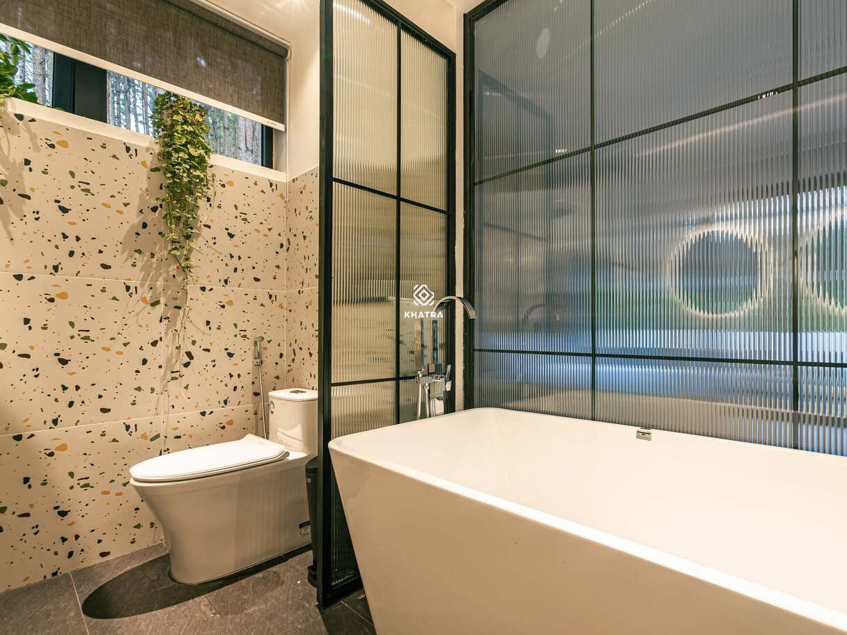D6632 ốp tường nhà tắm khu Villa Đà Lạt