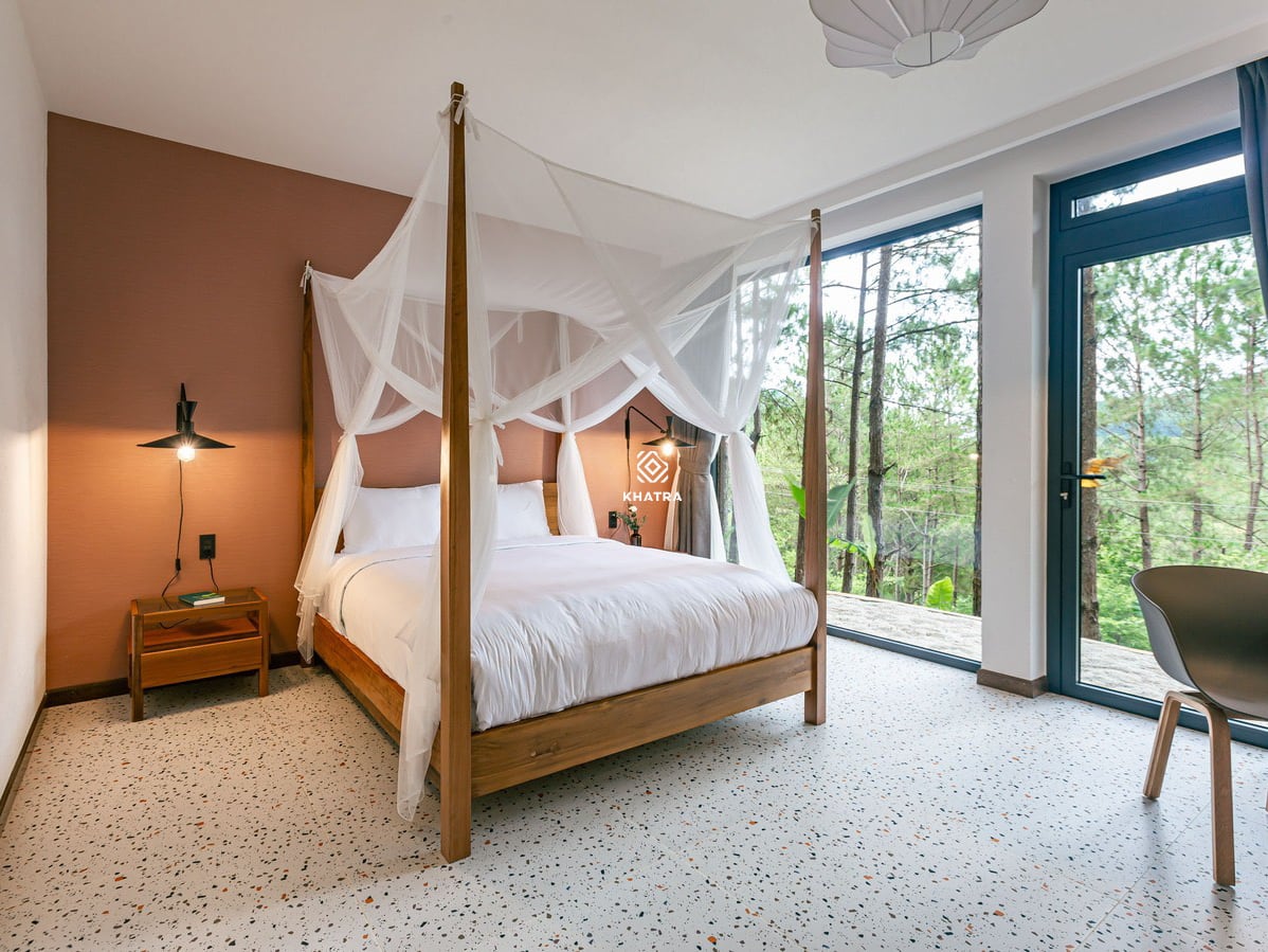 Gạch Terrazzo D6637 lát nền dự án Rừng thông mơ