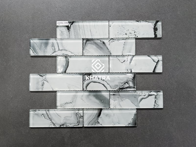 Glass Mosaic Agate Stone