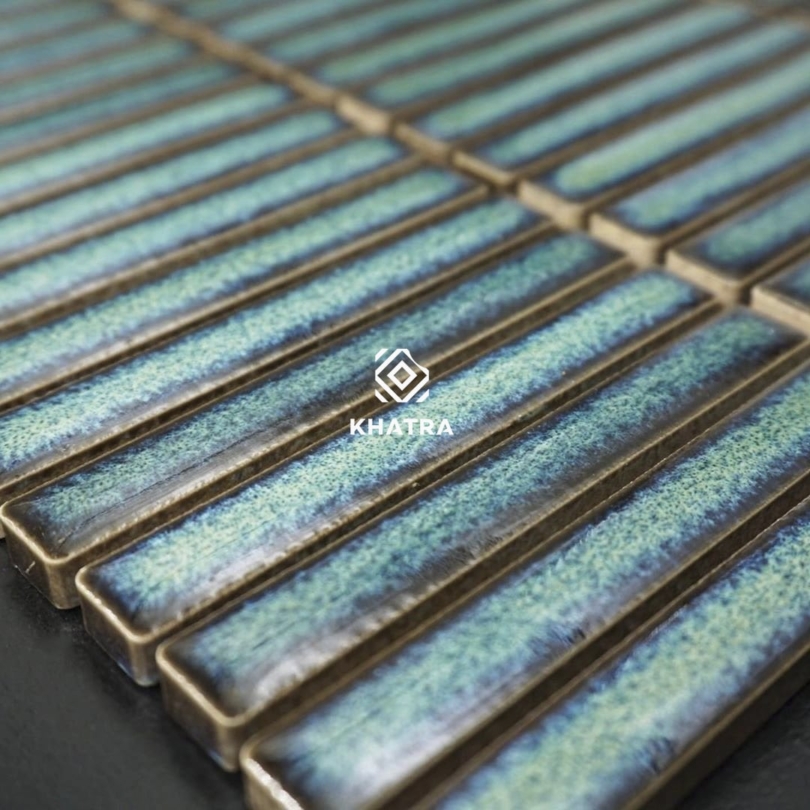 Gạch thẻ Stripe Blue