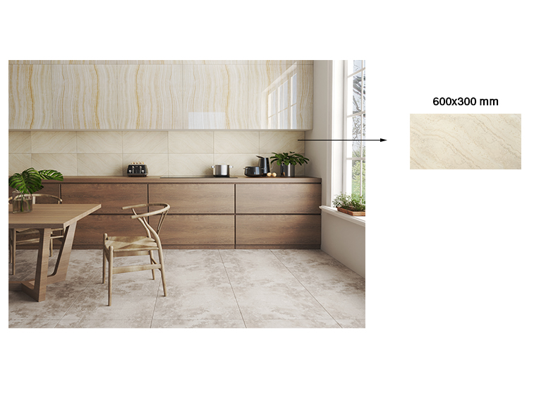 Ốp tường bếp bằng gạch 30x60