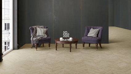 Gạch kim loại kết hợp gạch gỗ Metallic Tiles là gì?