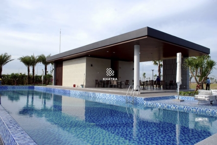 Hình thực tế gạch Mosaic men rạn ốp hồ bơi