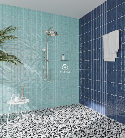 Phối thẻ Light Blue và Navy Blue