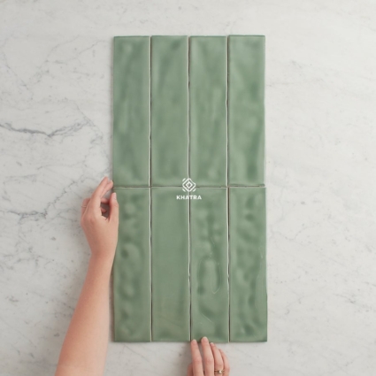 Thẻ gợn Jade Green