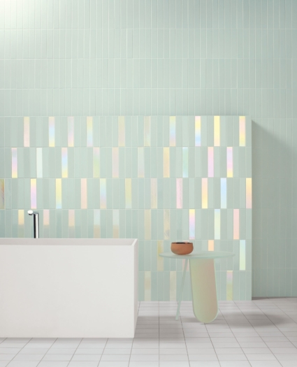 Gạch hologram green ốp tường