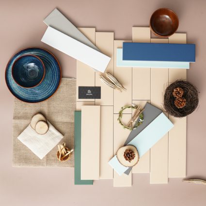 Flatlay gạch thẻ