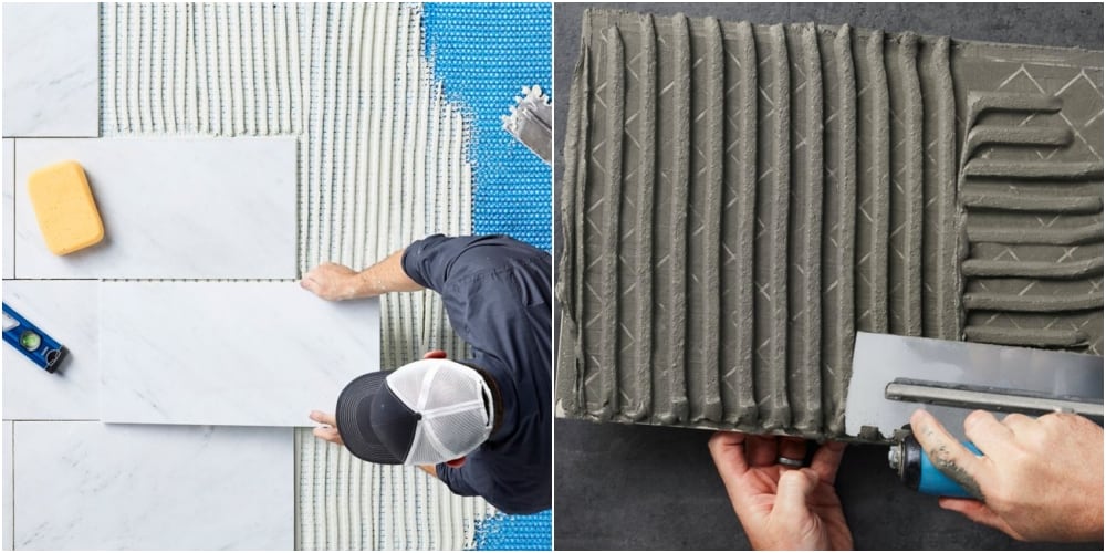 Kiểm tra kết dính của gạch với sàn