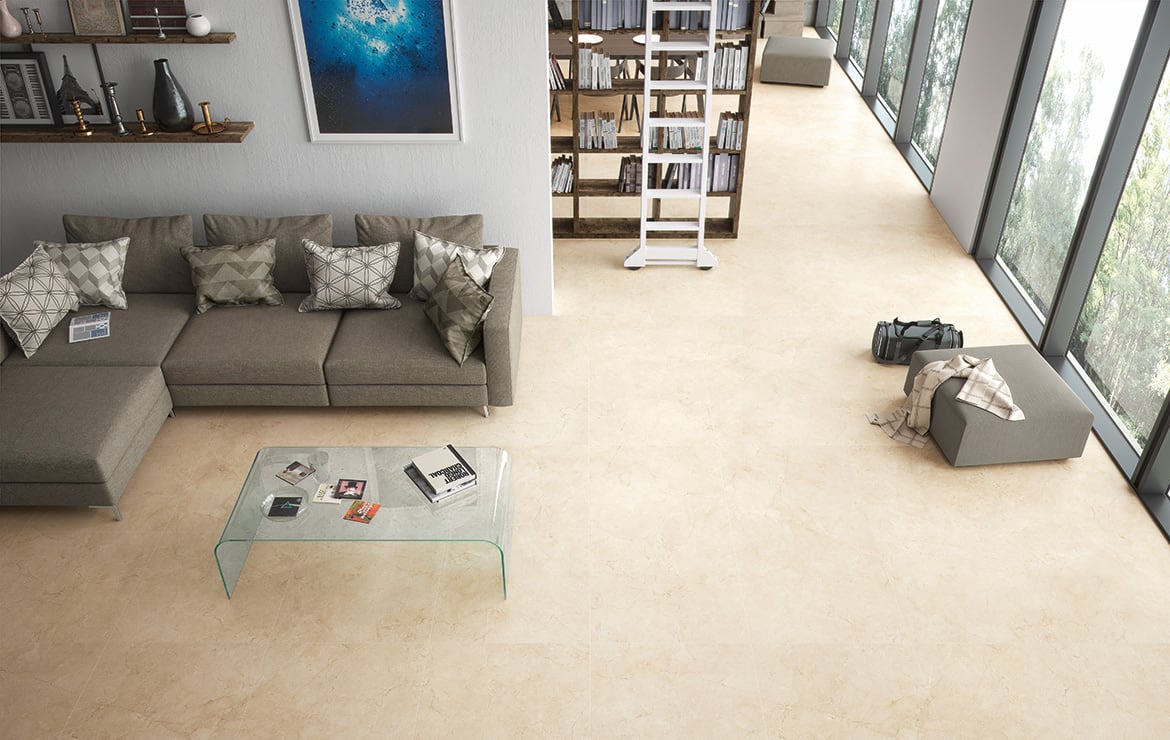 Gạch Cream Marble lát nền