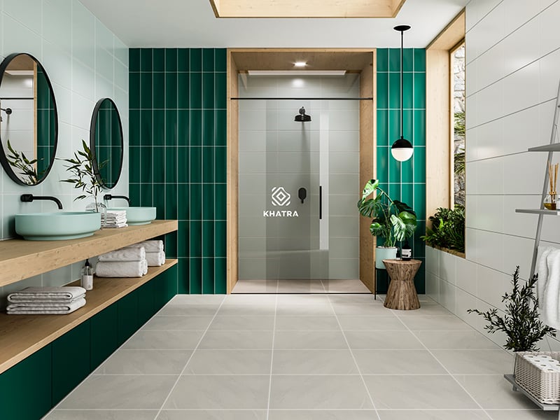 Phối gạch KI-LC60127A lát nền