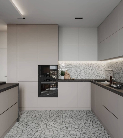 D6736 ốp lát nhà bếp