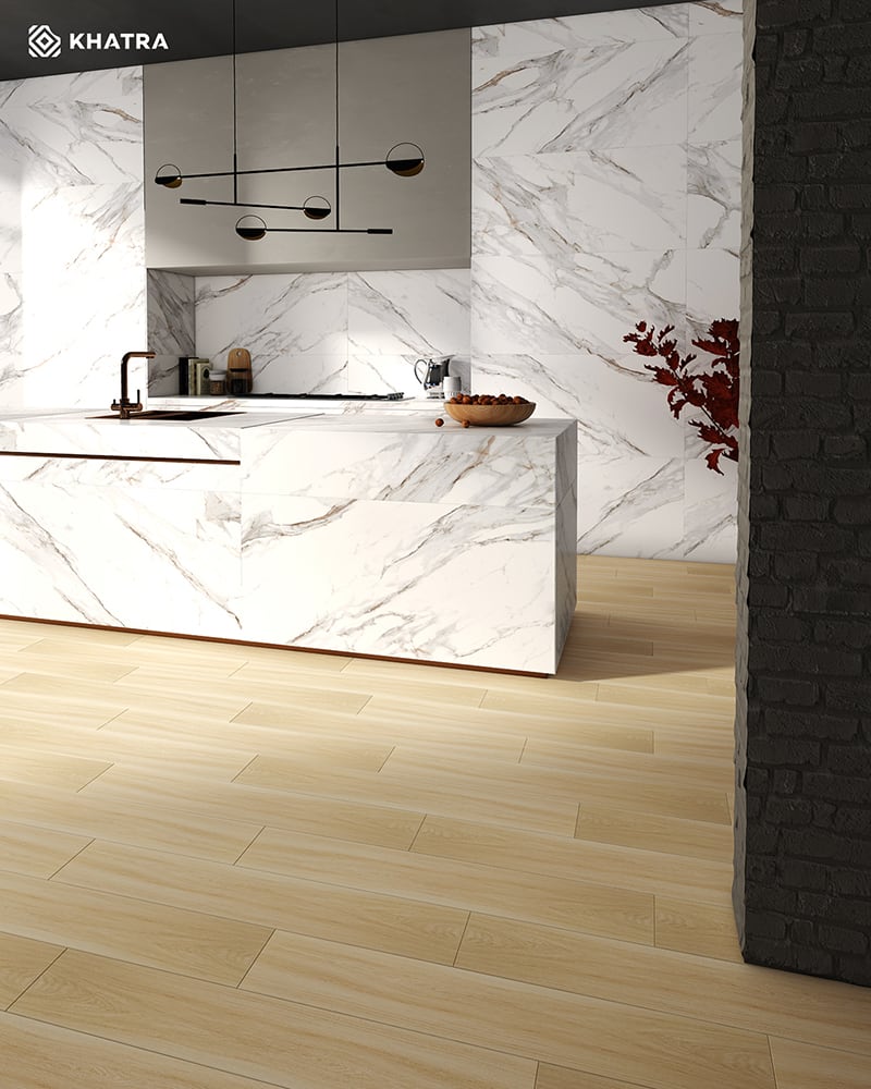 W96007 phối gạch Marble khổ lớn
