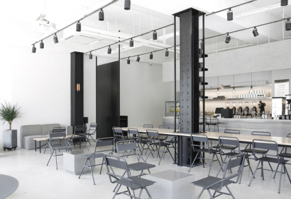 Nội thất quán Ezer Coffee ở Seoul Nội thất quán Ezer Coffee ở Seoul