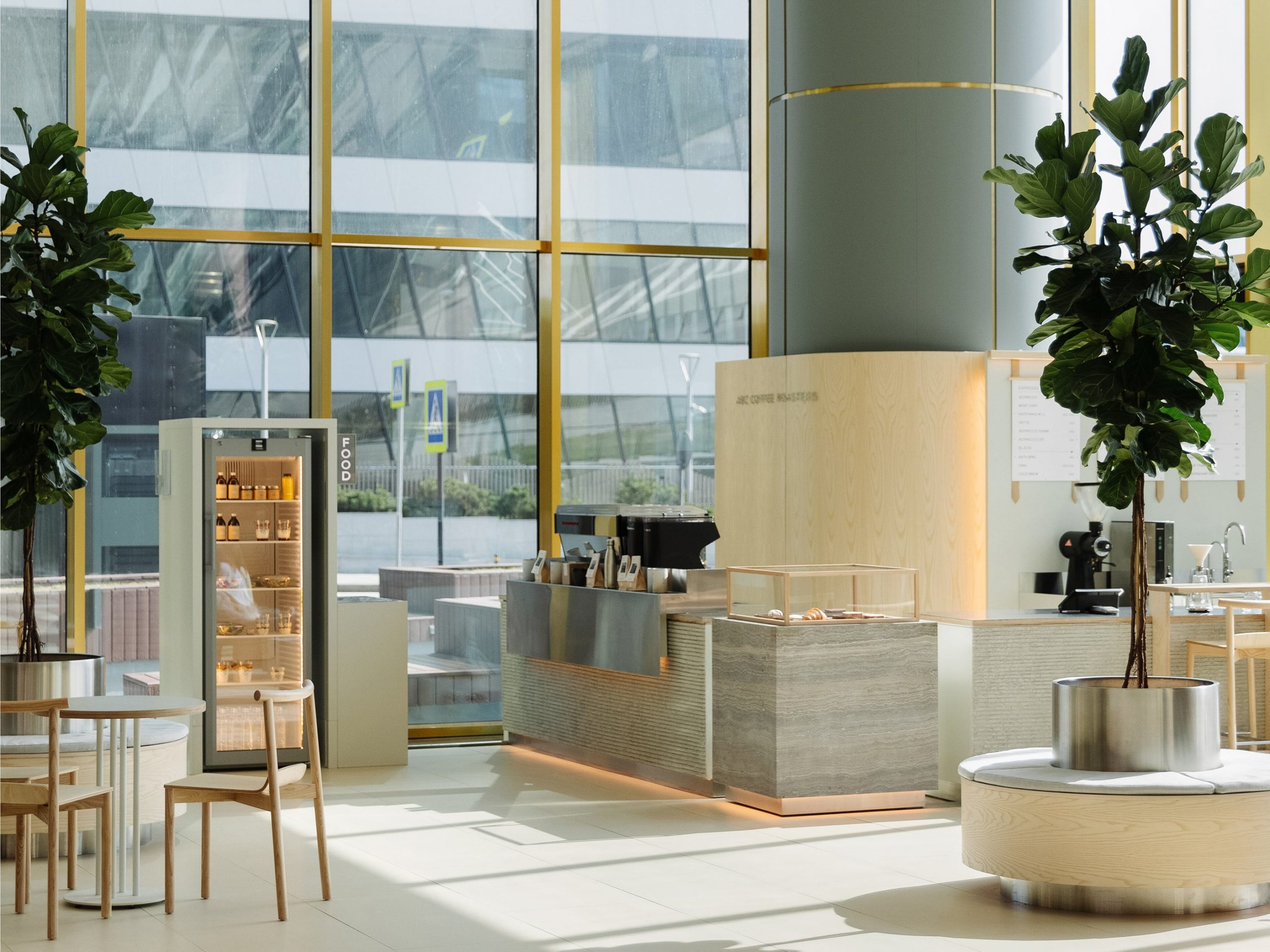 Quán Cafe kết hợp giữa Japandi và Minimalism