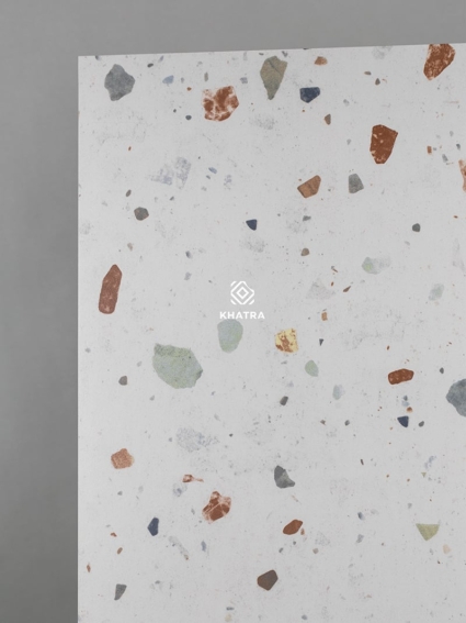 Cận cảnh bề mặt gạch terrazzo KHA-126052
