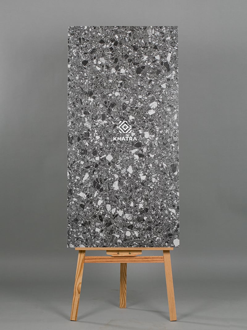 Gạch Terrazzo hạt xám KHA-12651
