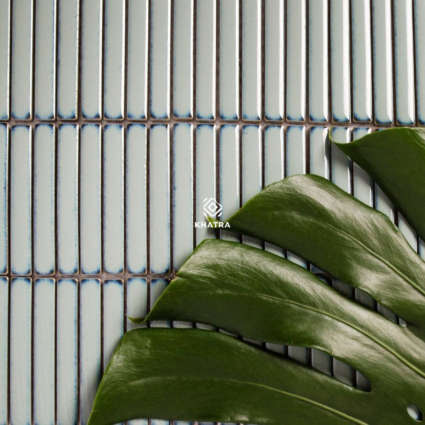 Gạch thẻ Stripe White