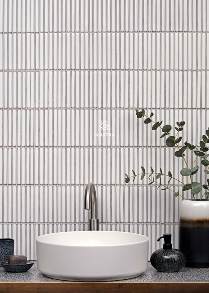 Gạch thẻ Stripe 145TTEB-019A White
