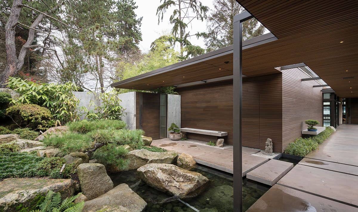 Japanese garden for townhouses